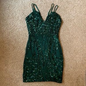 Sequin Mini Dress